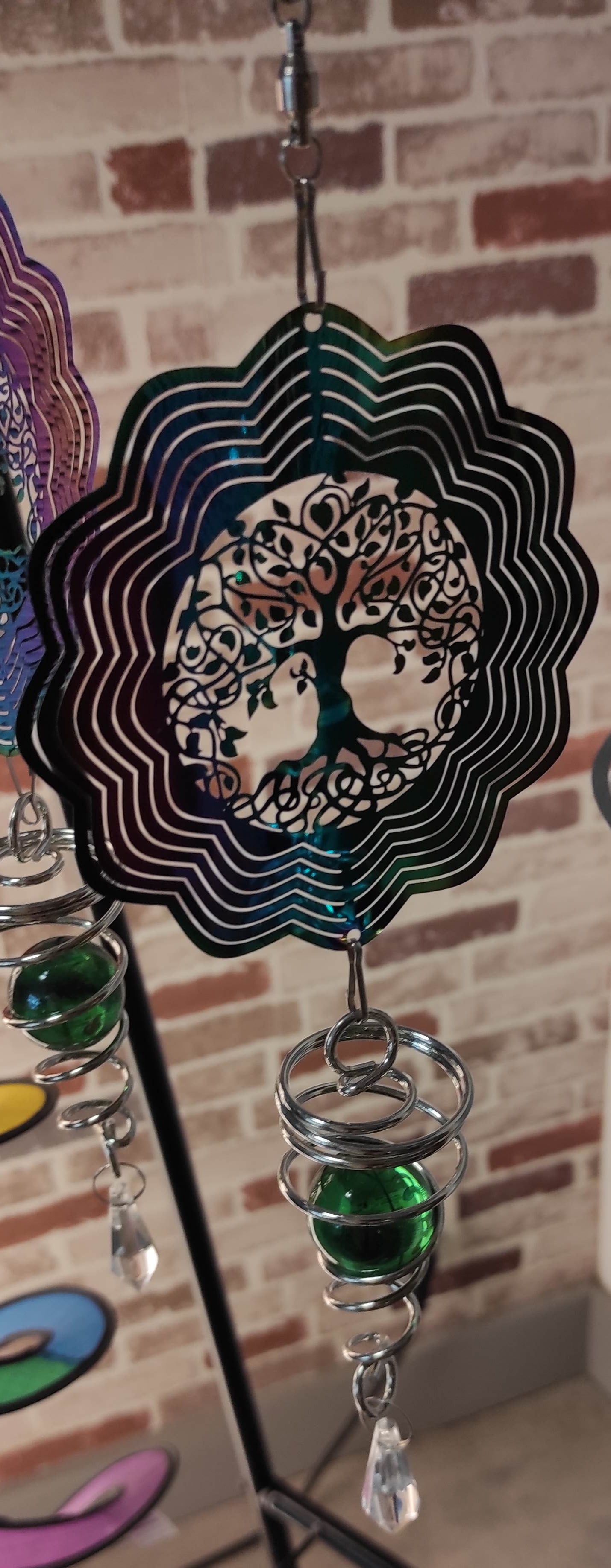 Wind spinner Arbre de Vie multicolore