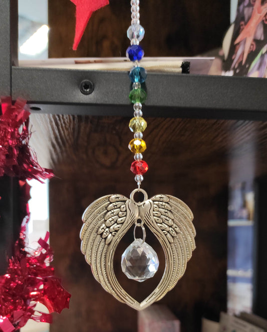 Attrape-soleil en cristal Ailes d'Amour