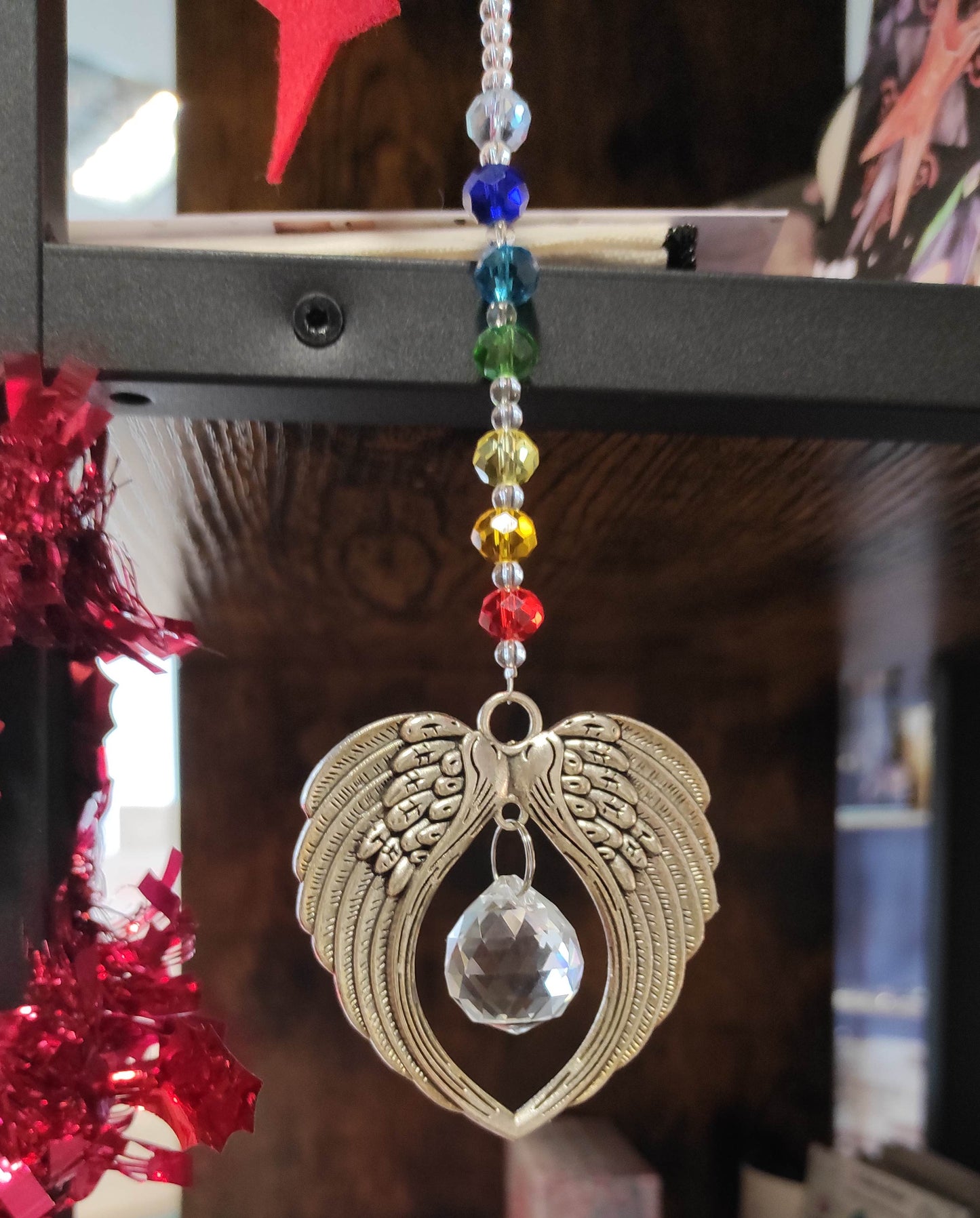 Attrape-soleil en cristal Ailes d'Amour