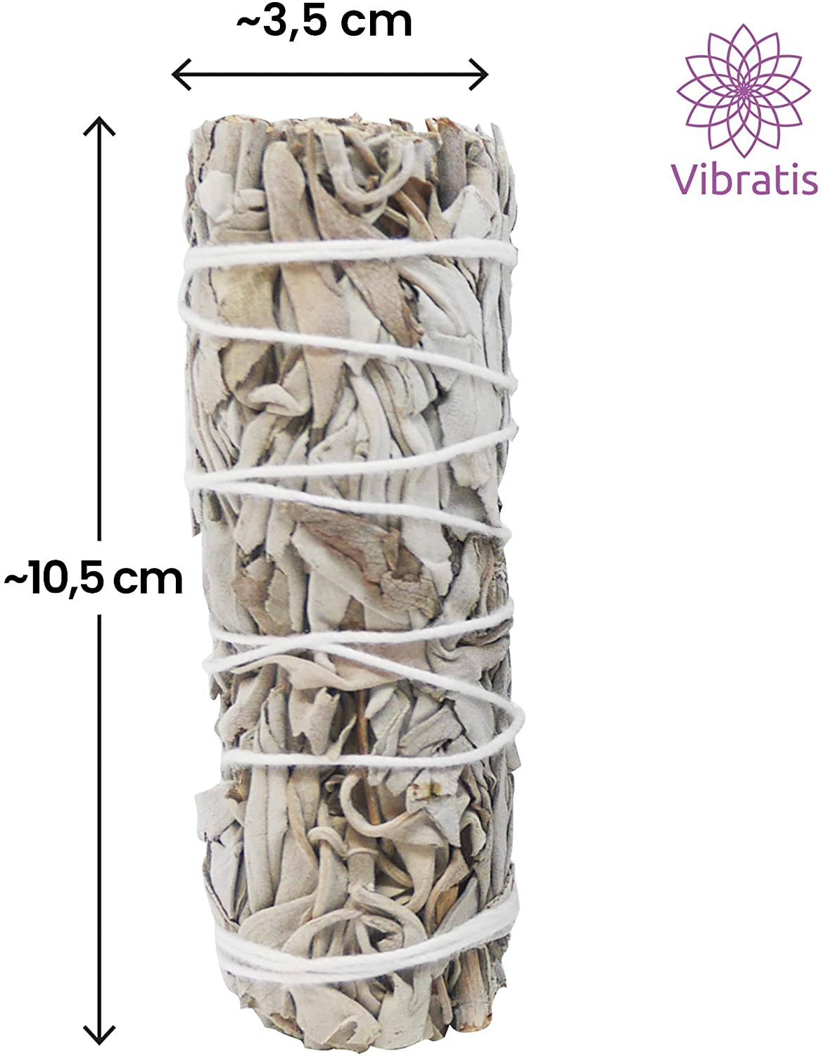 Bâtonnet de Sauge Blanche à Brûler pour Purification & Fumigation