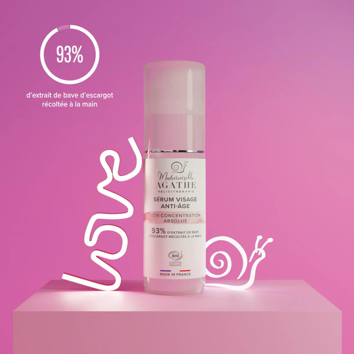 Serum anti-age certifié bio - rides & ridules