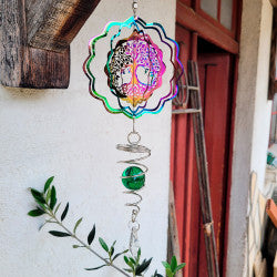 Wind spinner Arbre de Vie multicolore