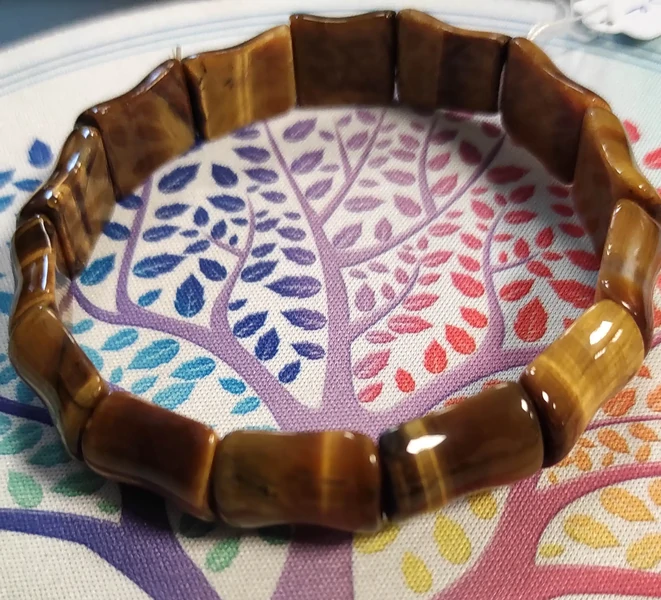 Bracelet indonésien en oeil de tigre