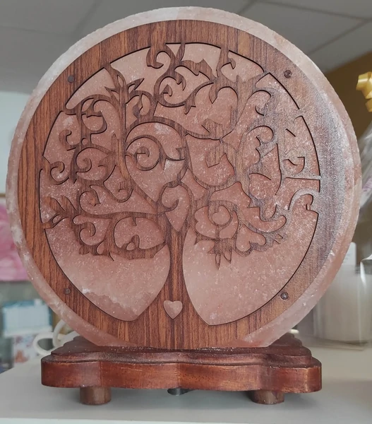 Lampe de sel arbre de vie coeur