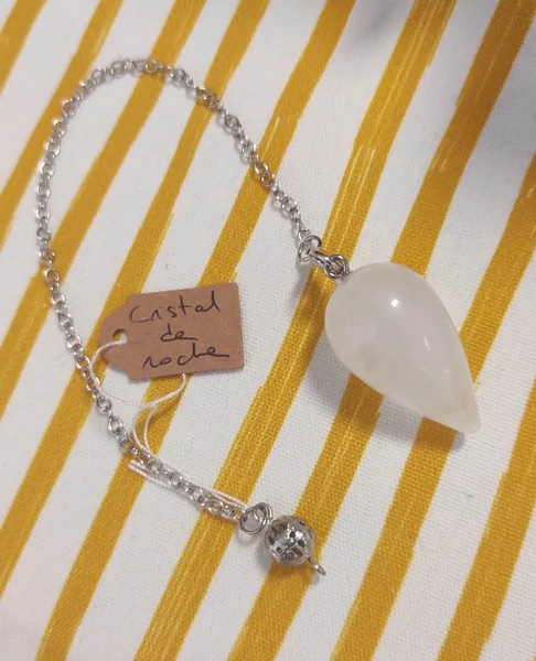 Pendule goutte Cristal de roche