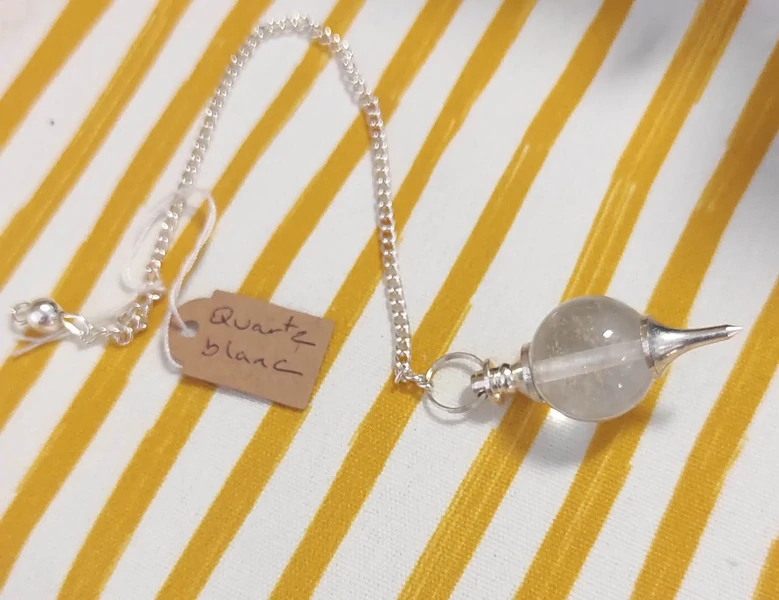 Pendule Mermet Quartz blanc