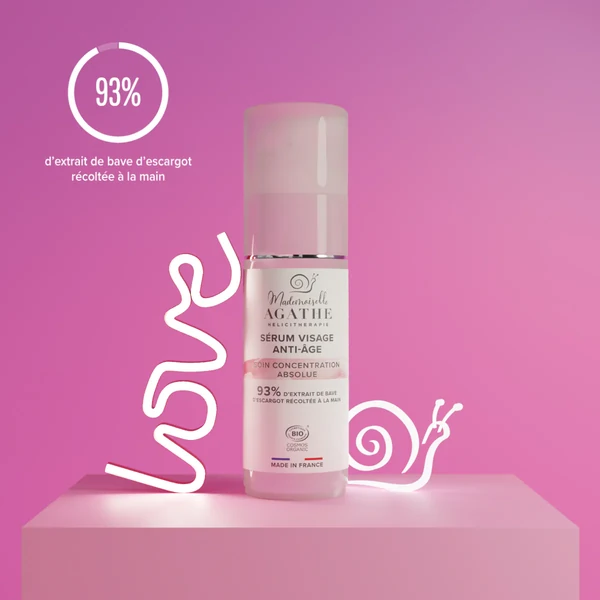 Sérum anti-âge certifié bio - rides & ridules