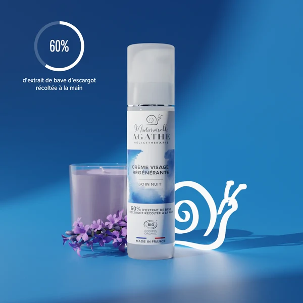 Crème nuit certifiée bio - hydratante & régénérante
